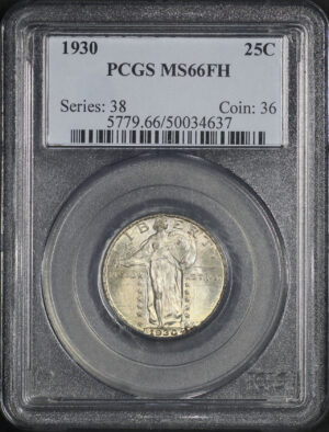 Obverse of this 1930 Standing Liberty Quarter PCGS MS-66 FH