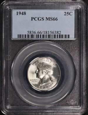 Obverse of this 1948 Washington Quarter PCGS MS-66