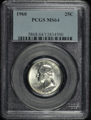 Obverse of this 1960 Washington Quarter PCGS MS-64