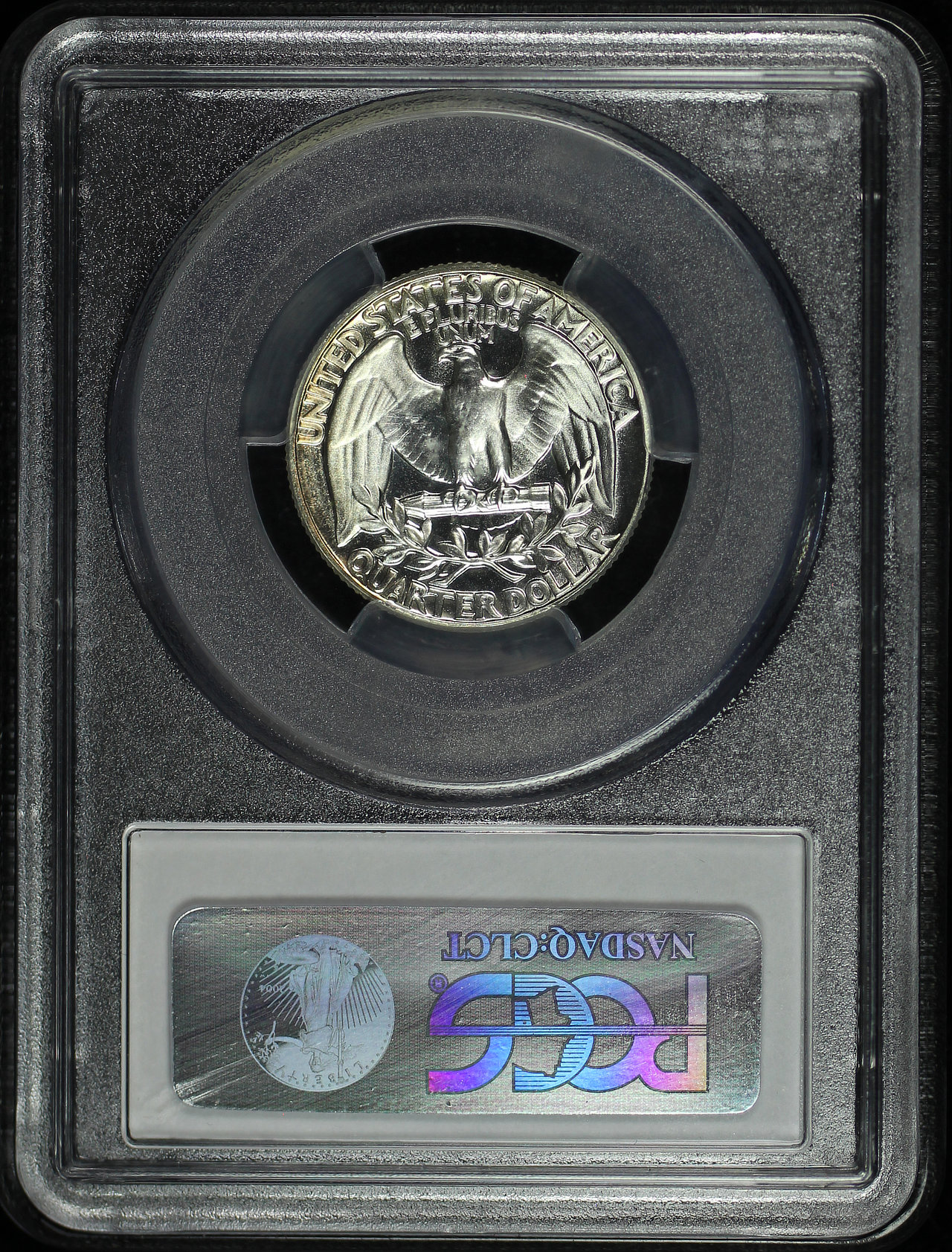 Reverse of this 1954 Washington Quarter PCGS PR-68