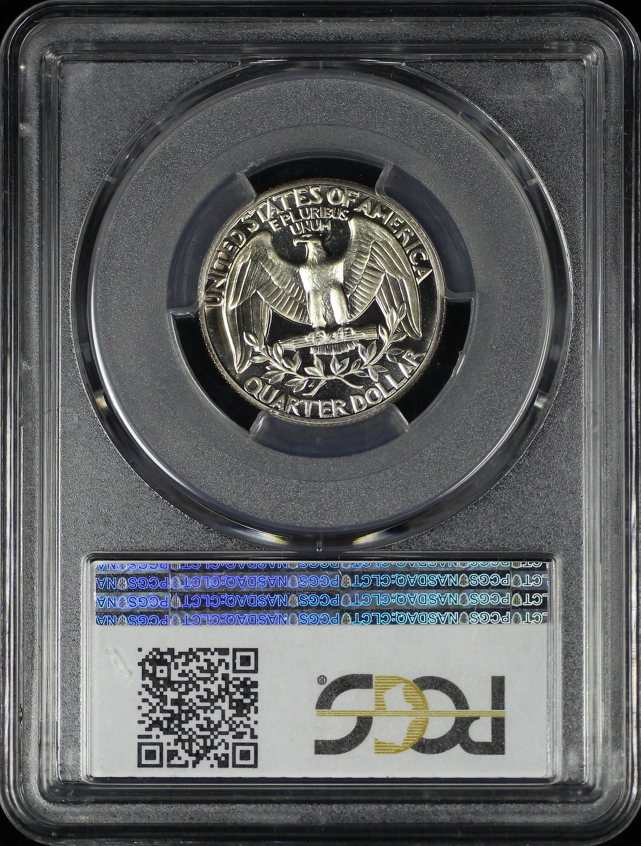 Reverse of this 1968-S Washington Quarter PCGS PR-69