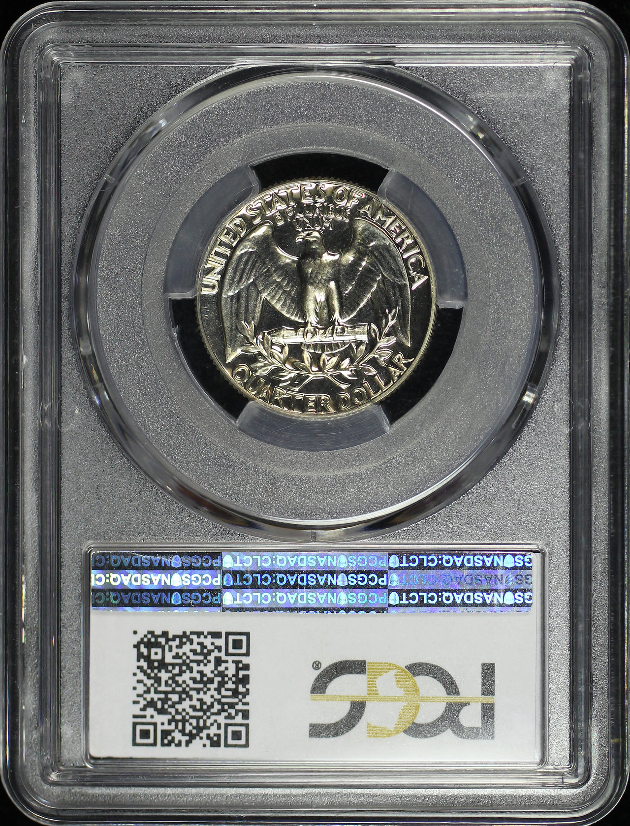 Reverse of this 1971-S Washington Quarter PCGS PR-69