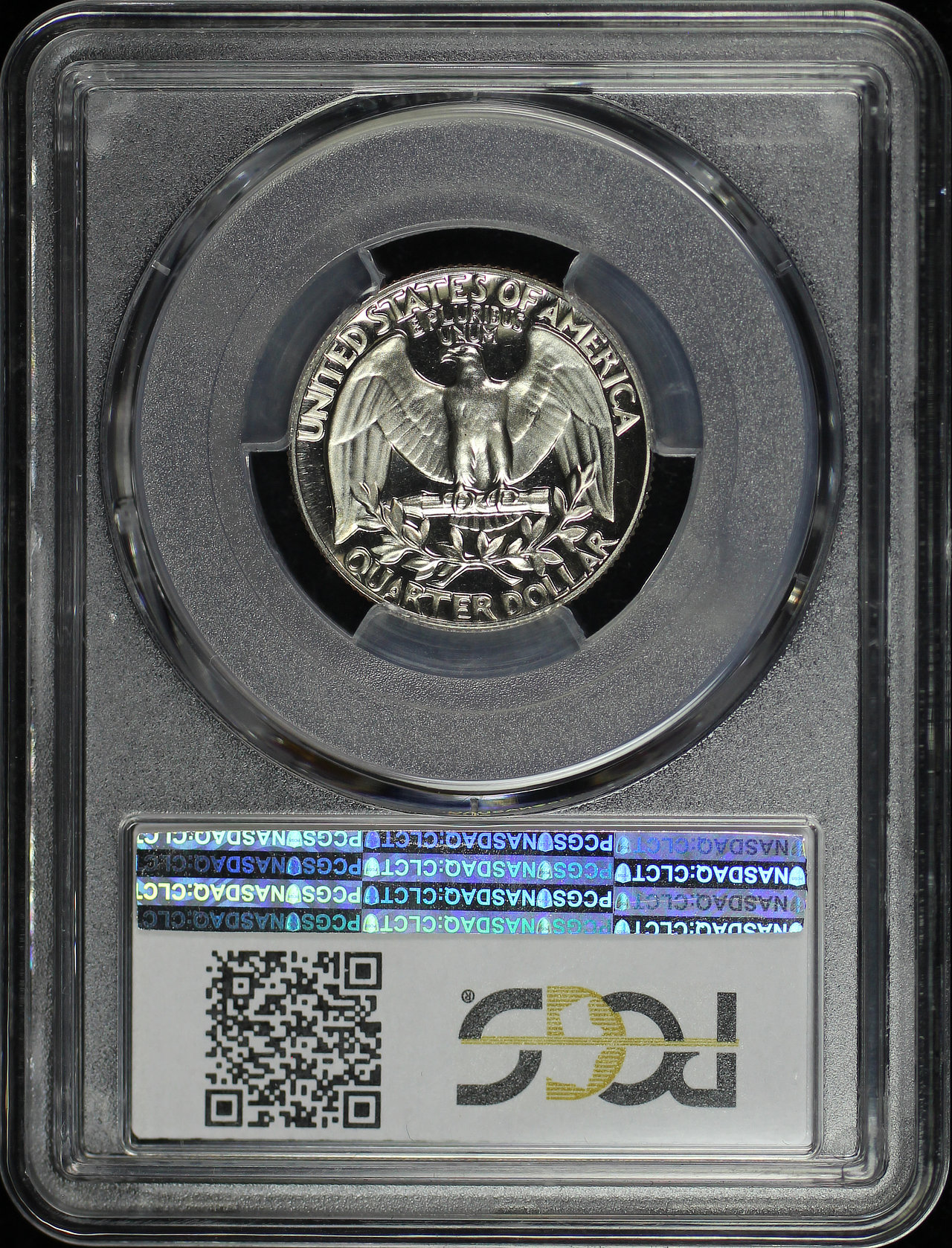 Reverse of this 1972-S Washington Quarter PCGS PR-69