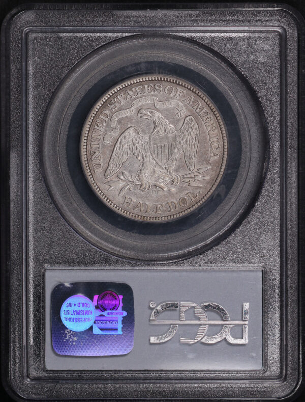 Reverse of this 1871-CC Liberty Seated Half Dollar PCGS XF-40
