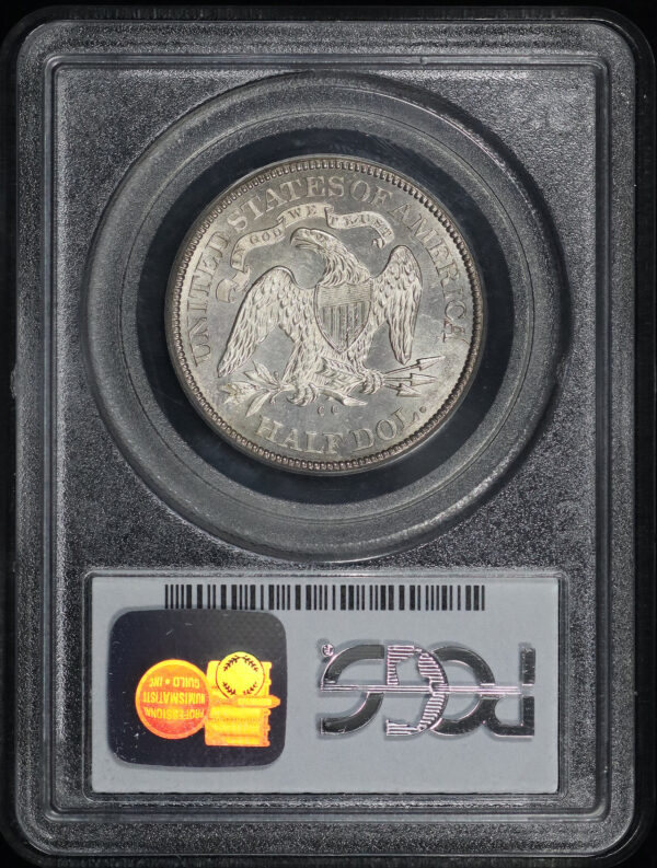 Reverse of this 1876-CC Liberty Seated Half Dollar PCGS MS-63