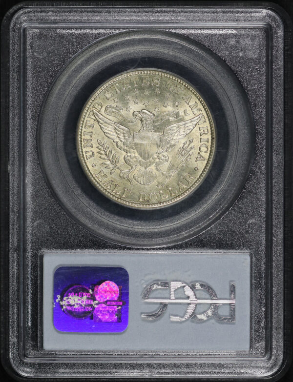 Reverse of this 1913-S Barber Half Dollar PCGS MS-64