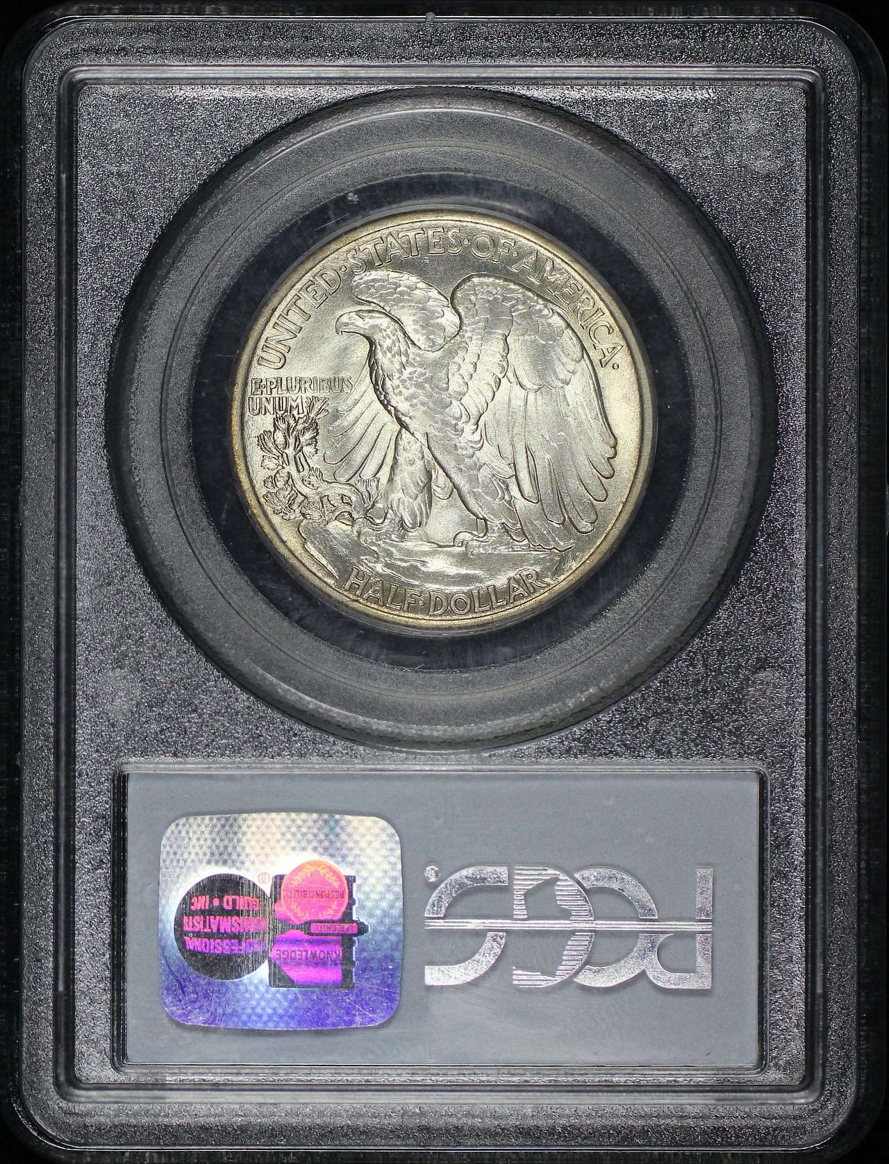 Reverse of this 1916 Walking Liberty Half Dollar PCGS MS-64
