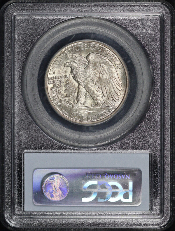 Reverse of this 1917-D Walking Liberty Half Dollar Mintmark Obverse PCGS MS-63