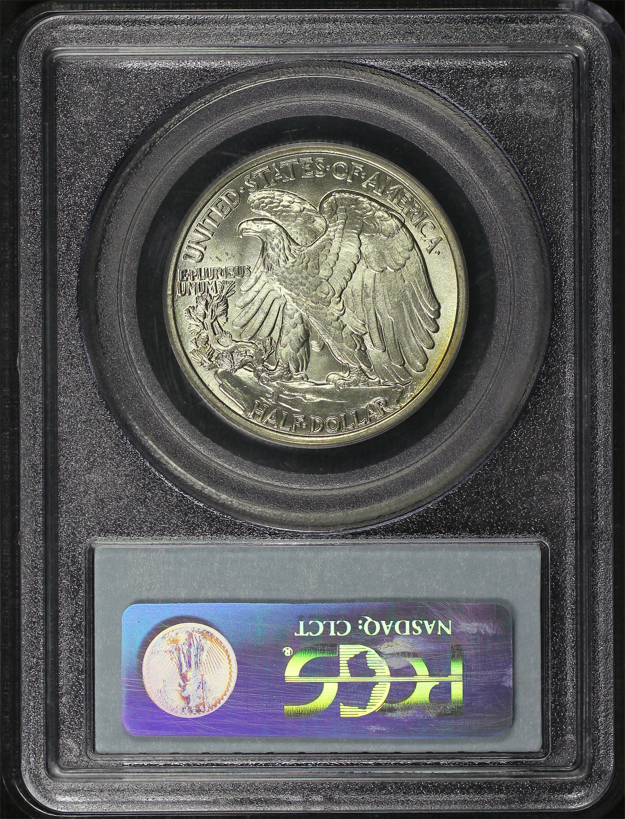 Reverse of this 1937 Walking Liberty Half Dollar PCGS MS-65