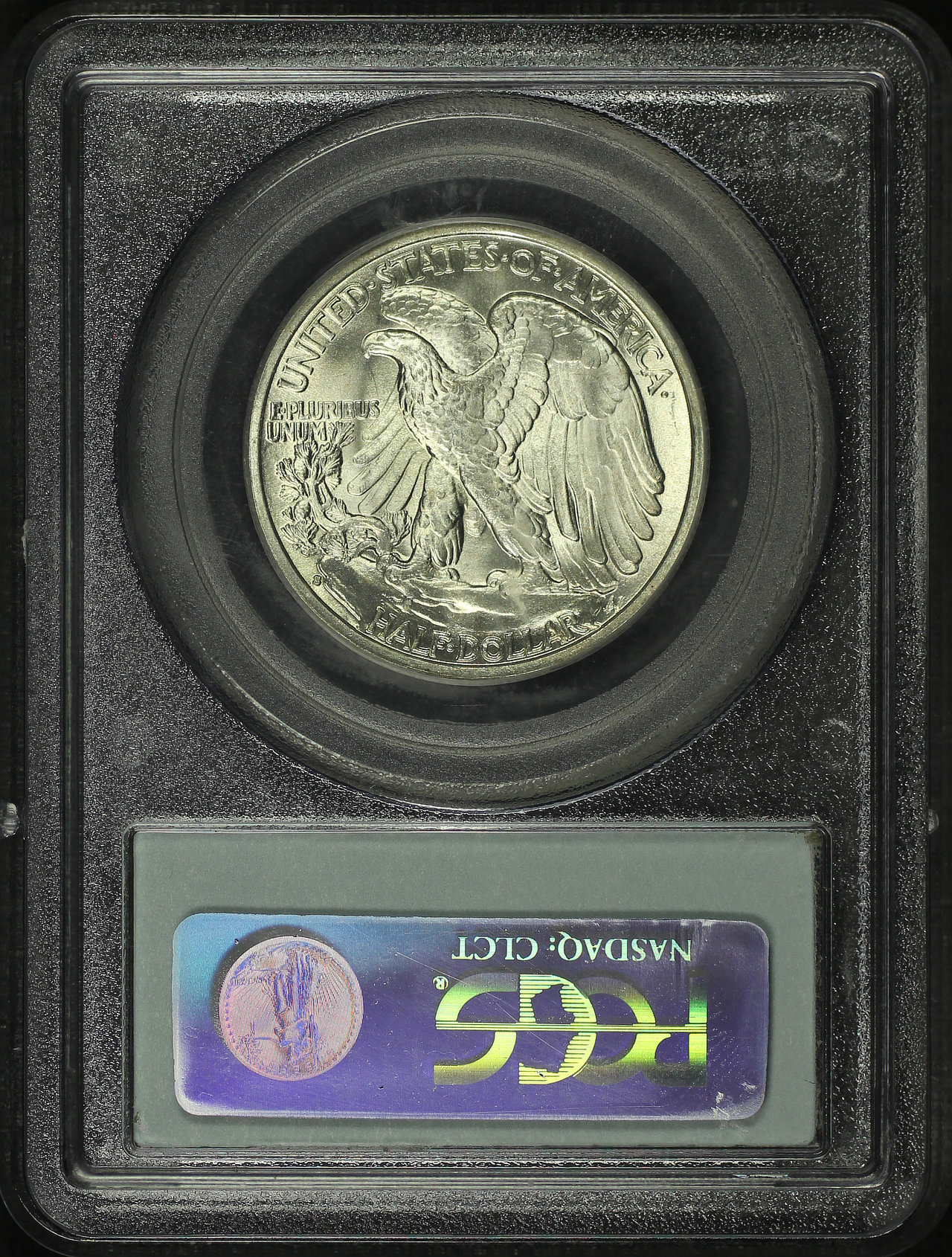 Reverse of this 1937-S Walking Liberty Half Dollar PCGS MS-66