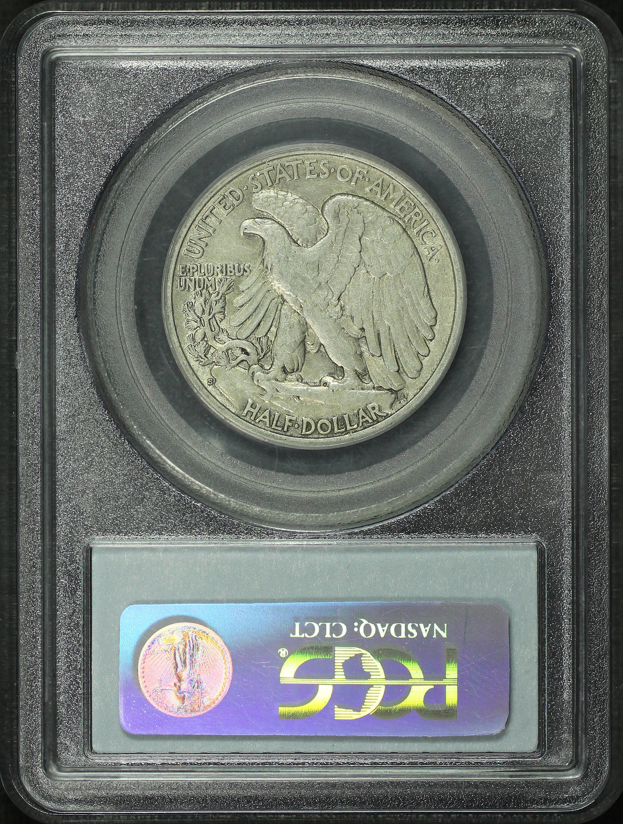 Reverse of this 1939-S Walking Liberty Half Dollar PCGS XF-45