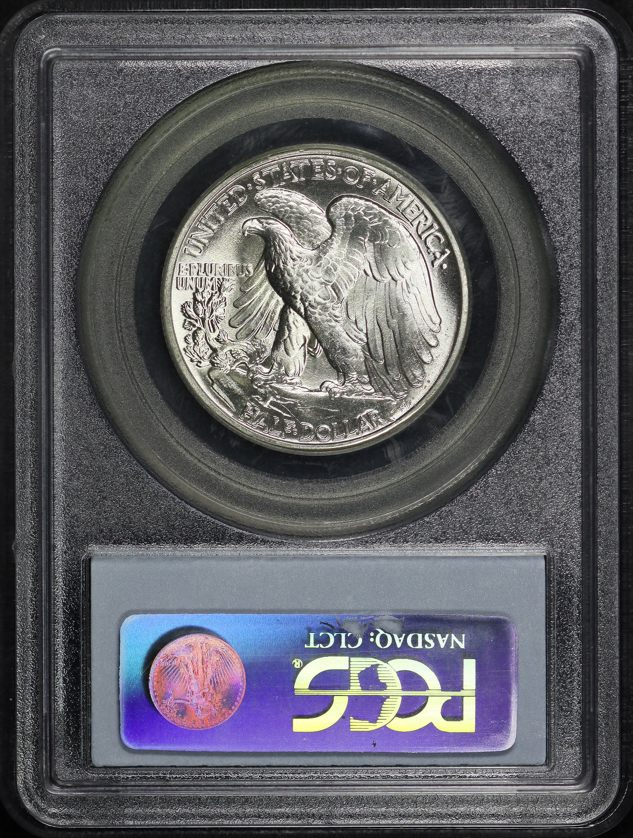 Reverse of this 1942 Walking Liberty Half Dollar PCGS MS-65