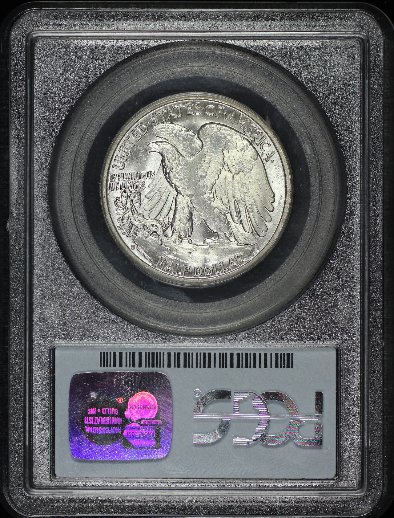 Reverse of this 1942-S Walking Liberty Half Dollar PCGS MS-62
