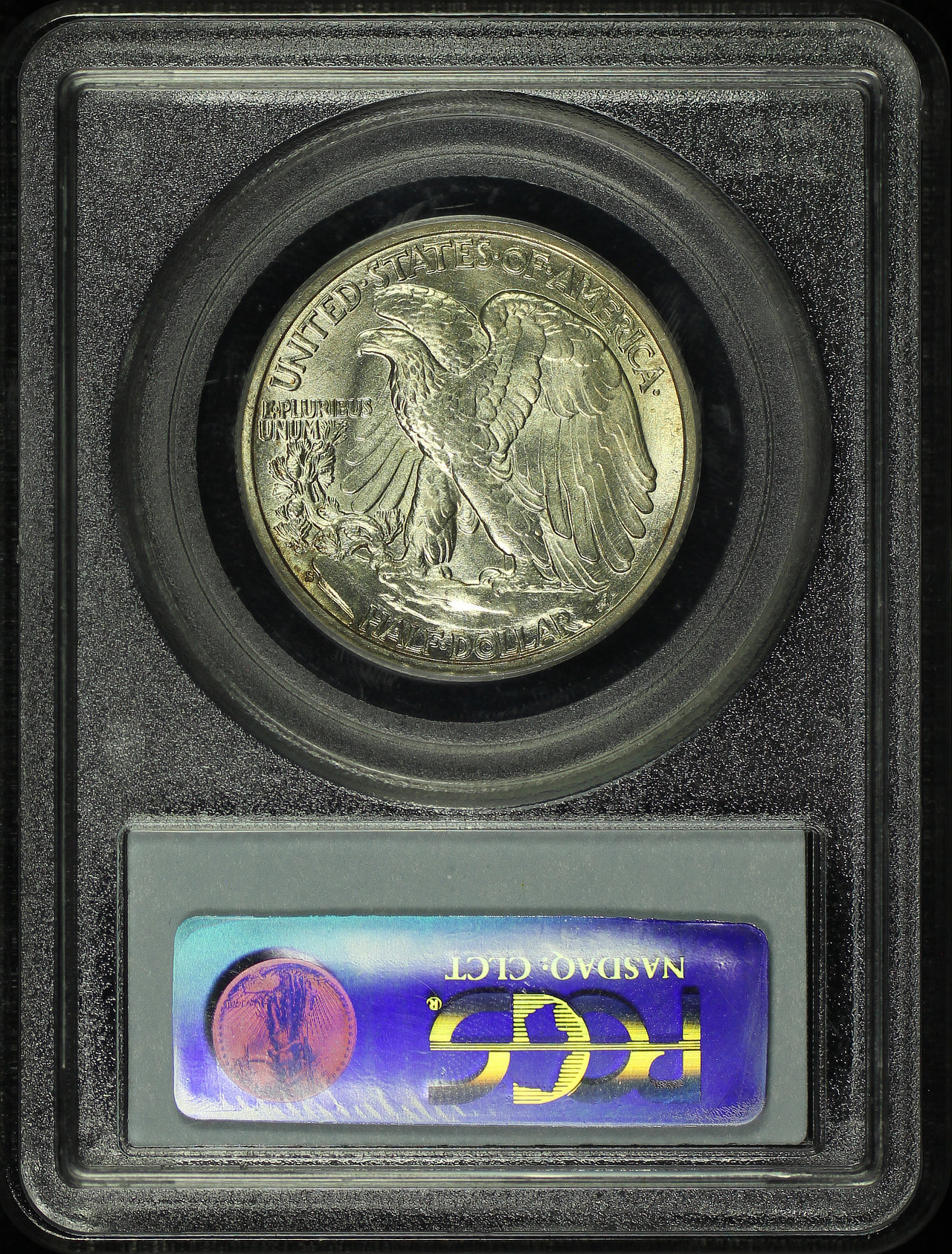 Reverse of this 1944-S Walking Liberty Half Dollar PCGS MS-65