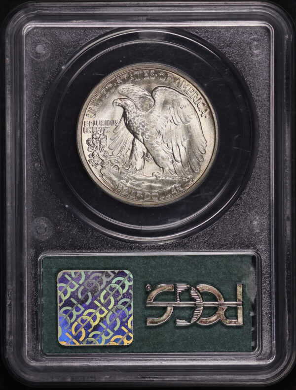 Reverse of this 1946-D Walking Liberty Half Dollar PCGS MS-64 CAC