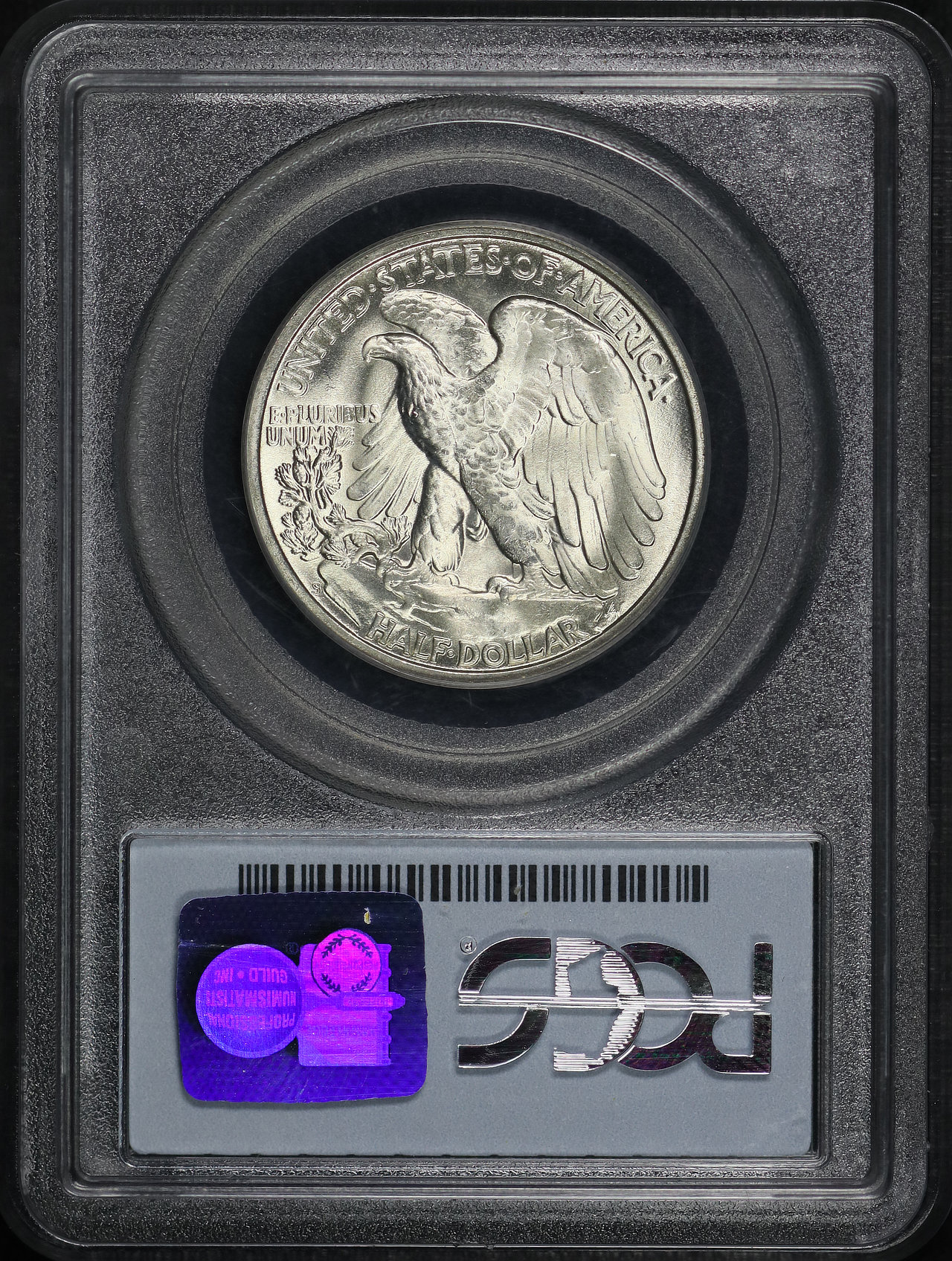 Reverse of this 1946-S Walking Liberty Half Dollar PCGS MS-65
