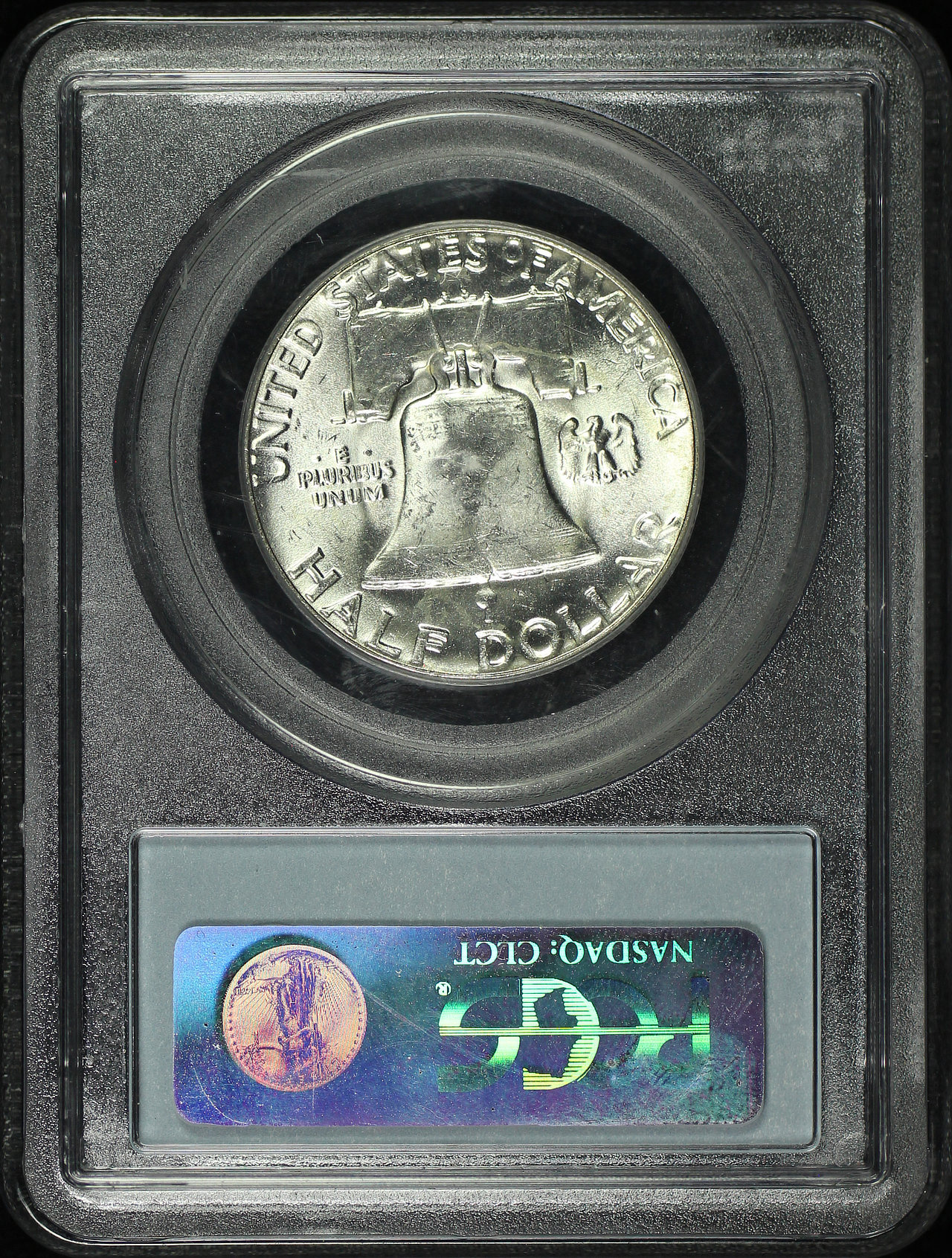Reverse of this 1954 Franklin Half Dollar PCGS MS-64