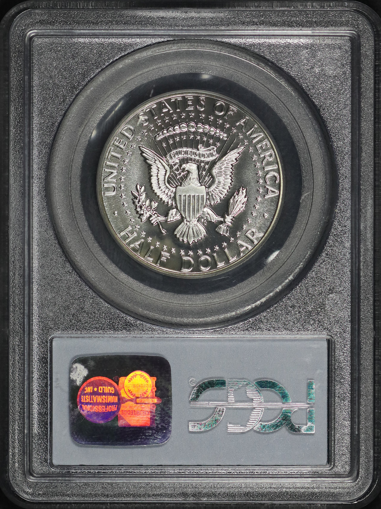 Reverse of this 1964 Kennedy Half Dollar PCGS PR-69