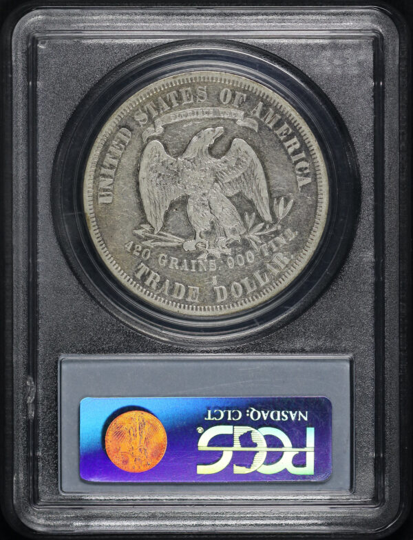 Reverse of this 1878-S Trade Dollar PCGS VF-35