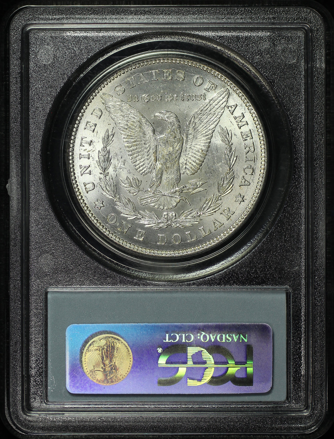Reverse of this 1878 7/8TF Strong Morgan Dollar PCGS MS-63