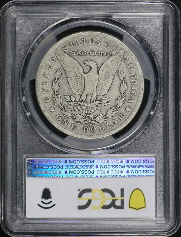 Reverse of this 1878-CC Morgan Dollar PCGS VG-08