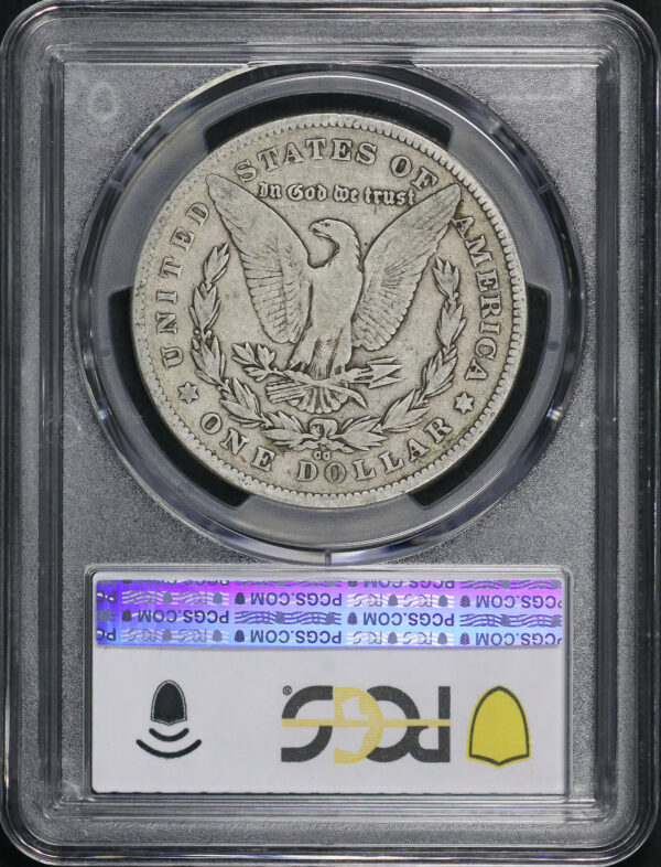 Reverse of this 1878-CC Morgan Dollar PCGS VG-08