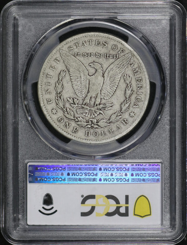 Reverse of this 1878-CC Morgan Dollar PCGS VG-08