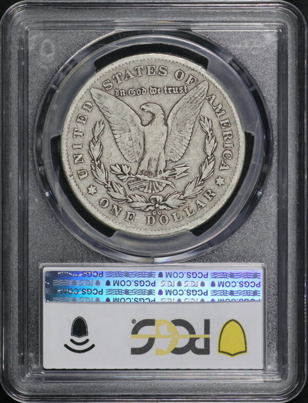 Reverse of this 1878-CC Morgan Dollar PCGS F-12