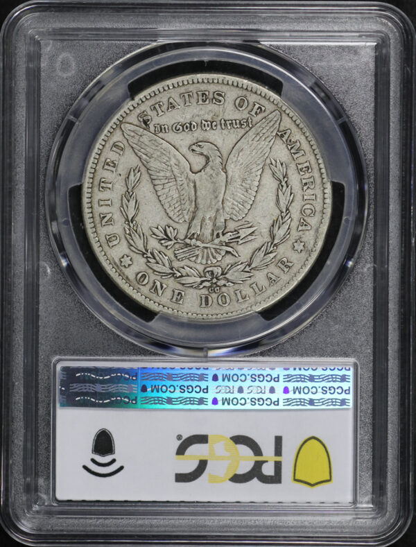 Reverse of this 1878-CC Morgan Dollar PCGS F-12