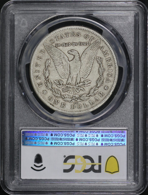 Reverse of this 1878-CC Morgan Dollar PCGS F-12