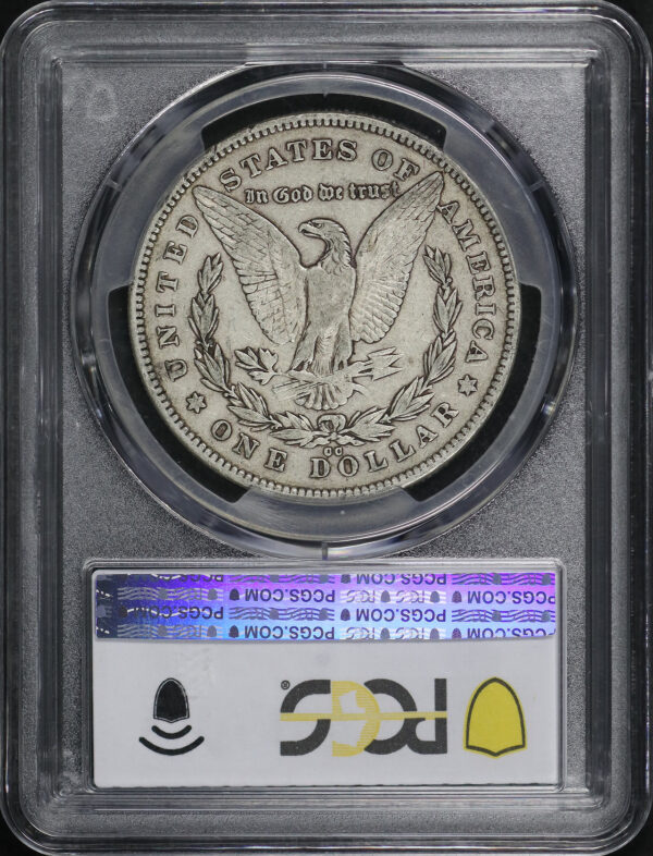 Reverse of this 1878-CC Morgan Dollar PCGS F-15