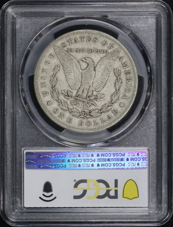 Reverse of this 1878-CC Morgan Dollar PCGS VF-25