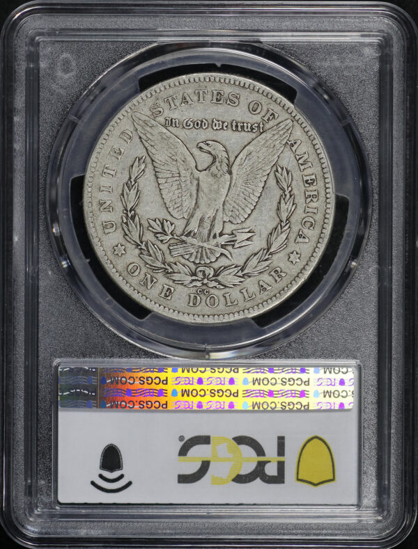 Reverse of this 1878-CC Morgan Dollar PCGS VF-25
