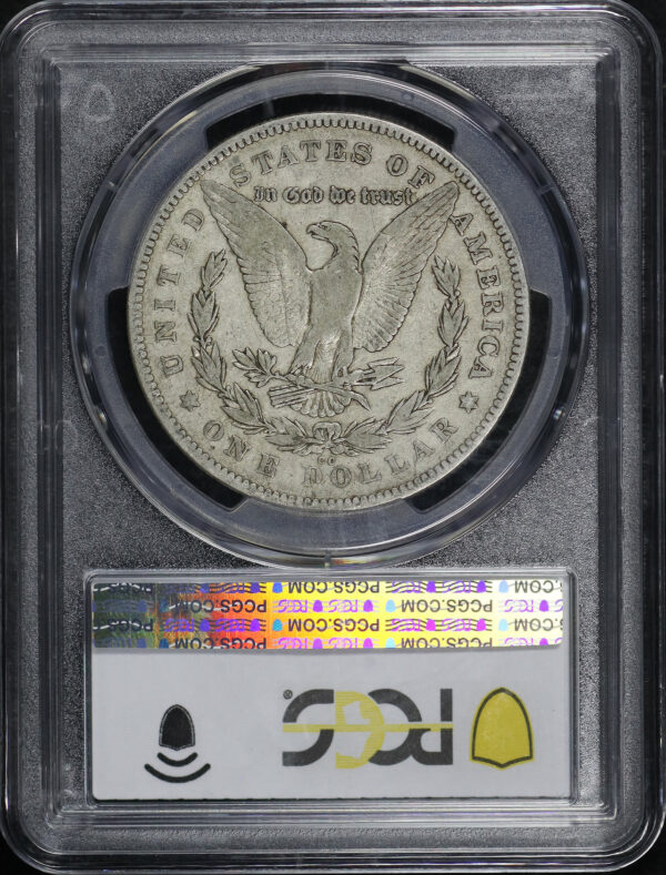 Reverse of this 1878-CC Morgan Dollar PCGS VF-25