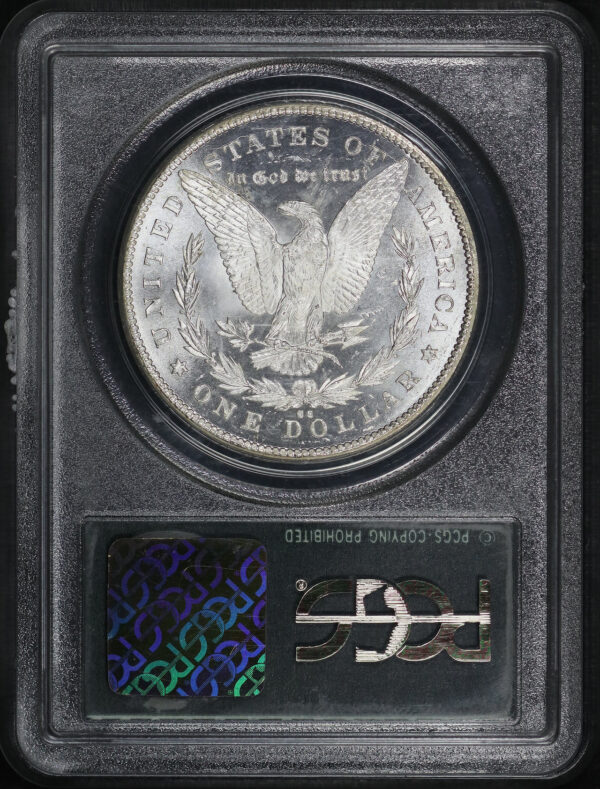 Reverse of this 1878-CC Morgan Dollar PCGS MS-63 Old Green Holder