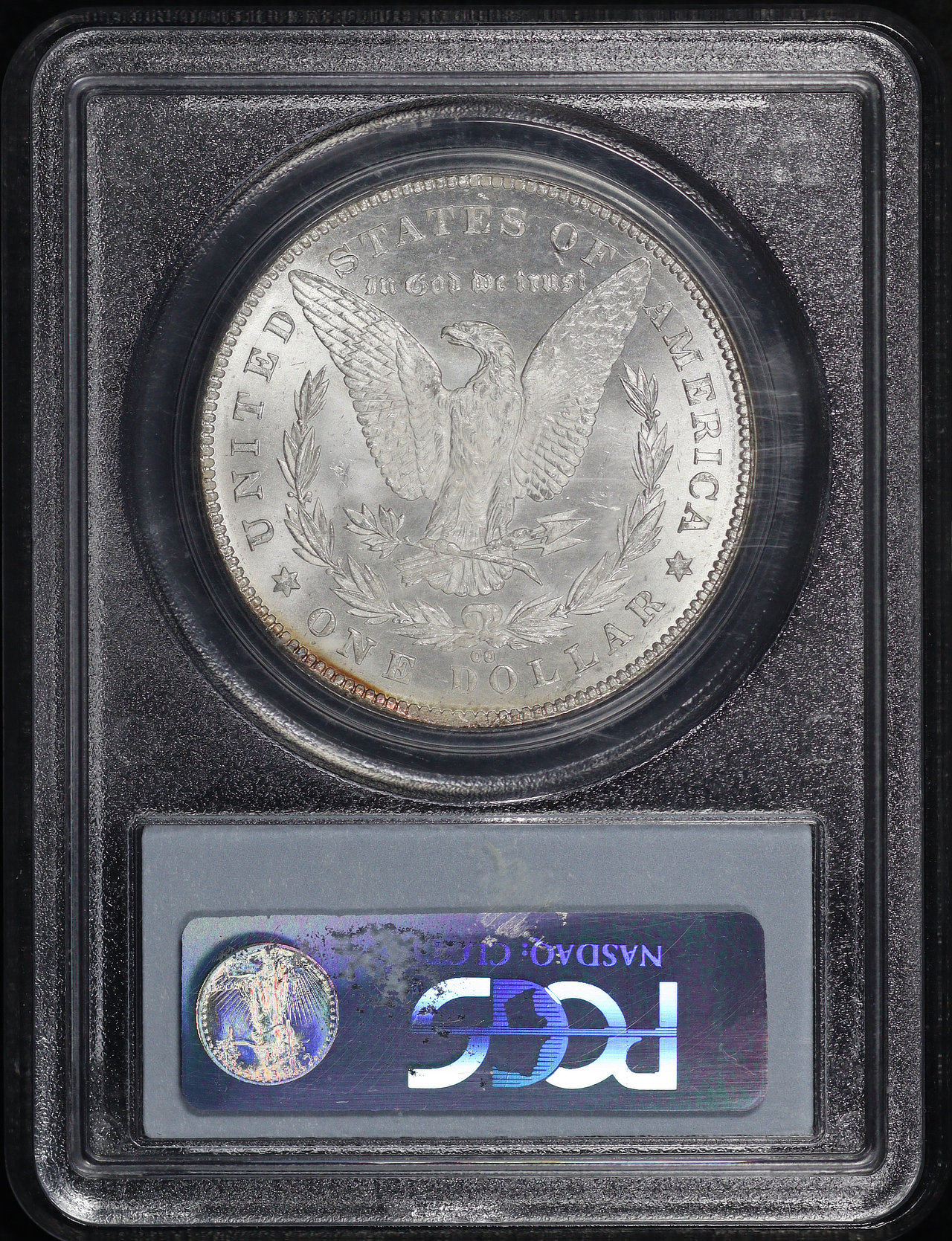 Reverse of this 1878-CC Morgan Dollar PCGS MS-63