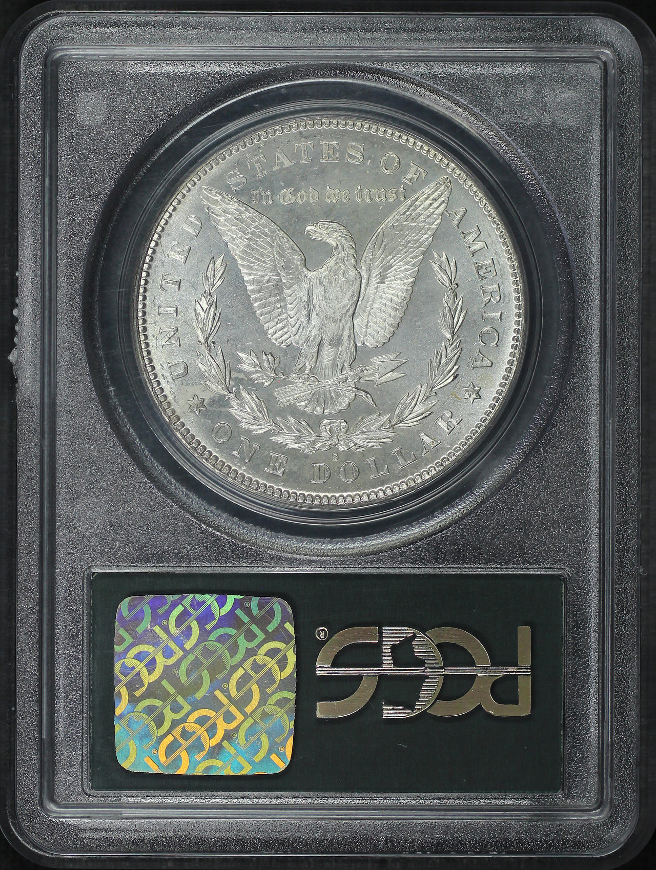Reverse of this 1878-S Morgan Dollar PCGS MS-63 Old Green Holder