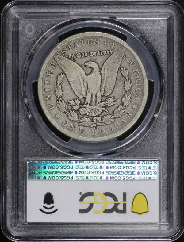 Reverse of this 1879-CC Morgan Dollar PCGS VG-08