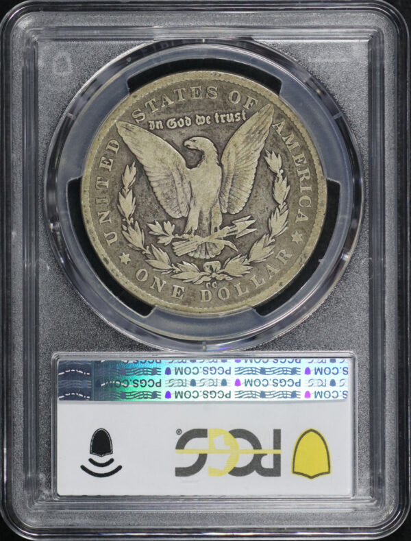 Reverse of this 1879-CC Morgan Dollar PCGS VG-08