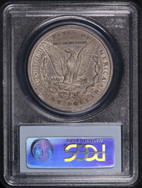 Reverse of this 1879-CC Capped Die Morgan Dollar PCGS XF-40