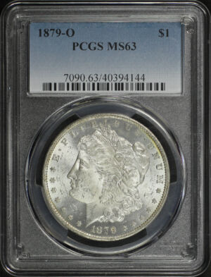 Obverse of this 1879-O Morgan Dollar PCGS MS-63