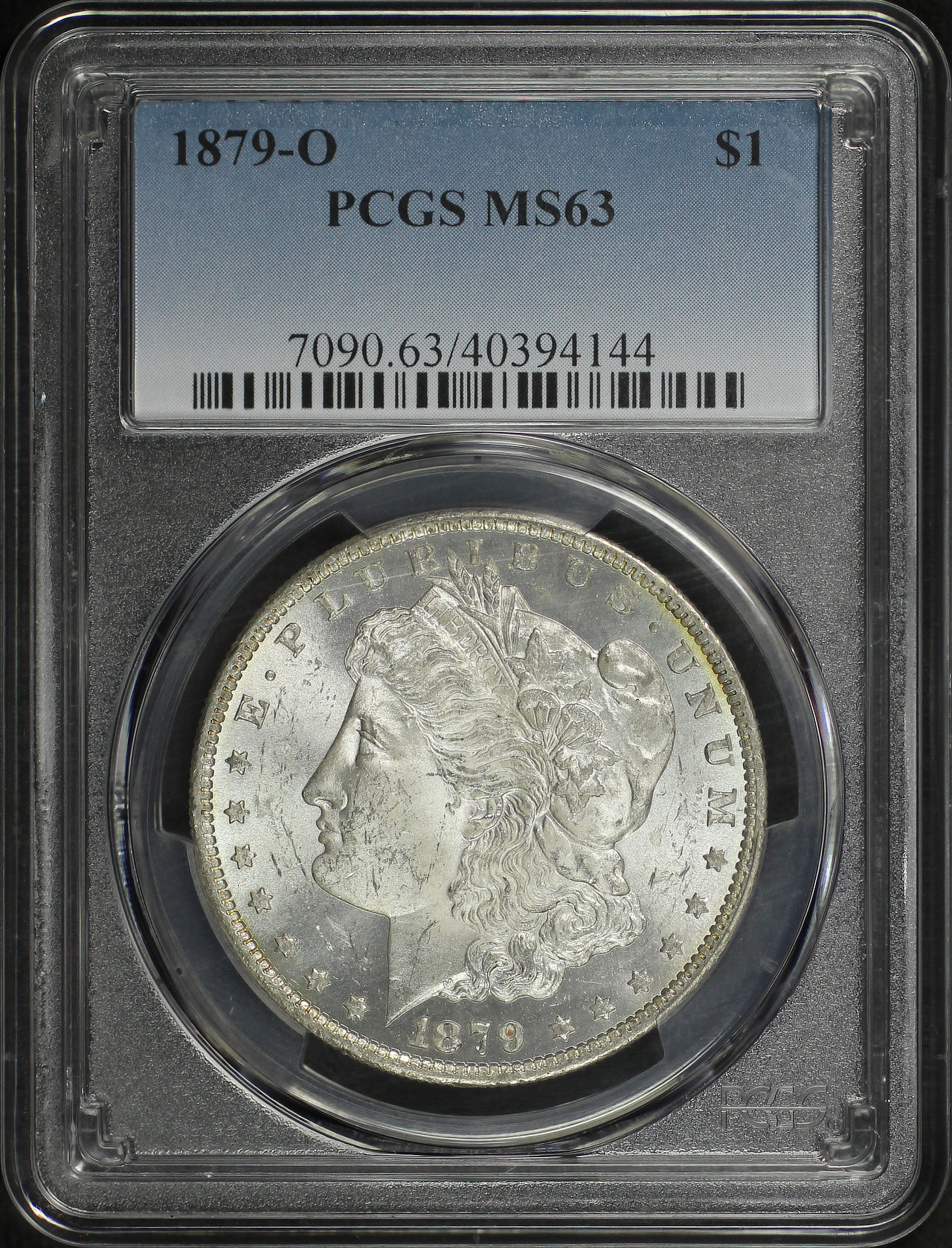 Obverse of this 1879-O Morgan Dollar PCGS MS-63