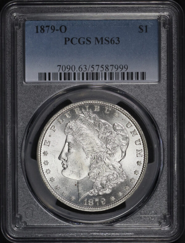 Obverse of this 1879-O Morgan Dollar PCGS MS-63