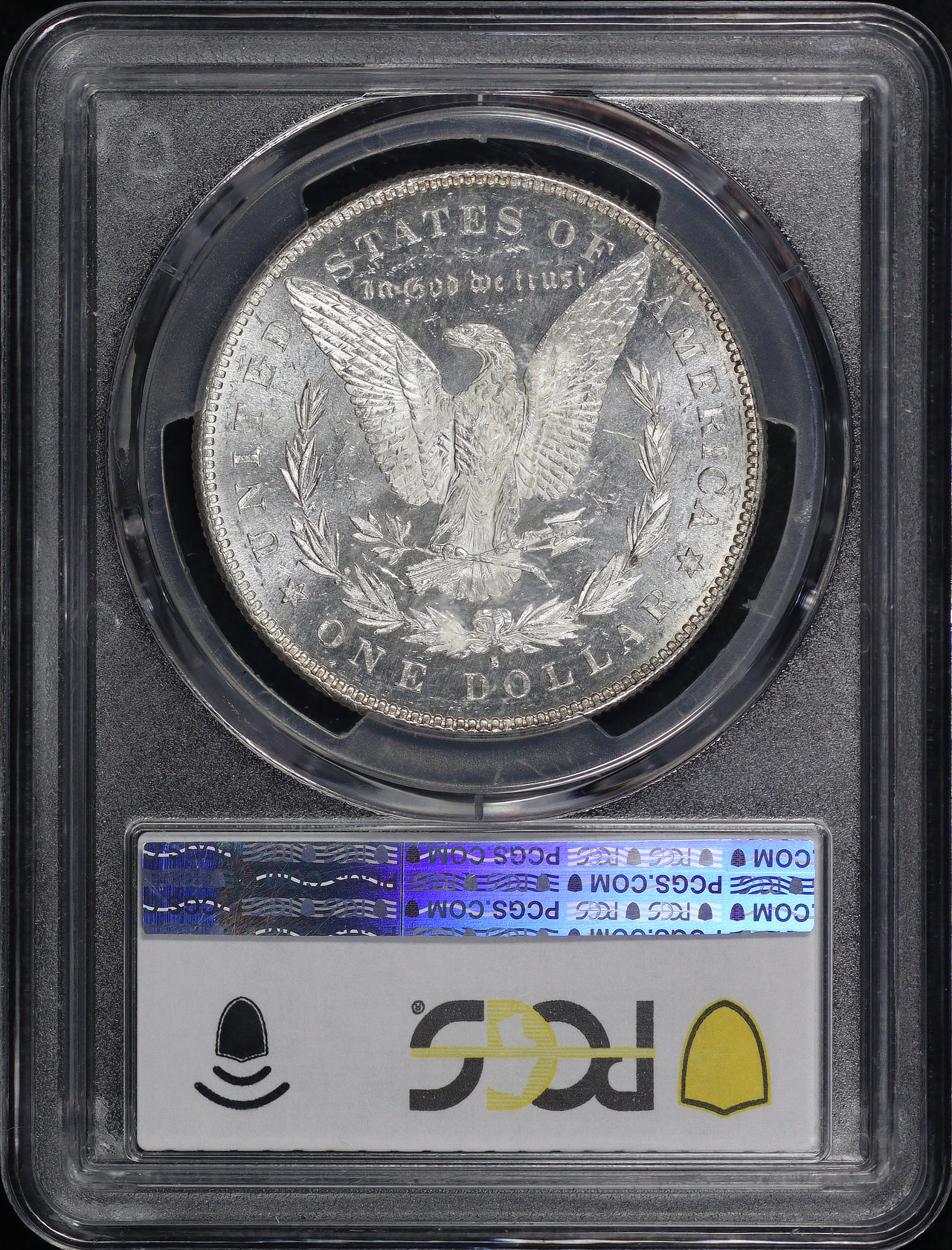 Reverse of this 1879-S Morgan Dollar Reverse of 1878 PCGS MS-63