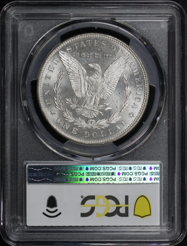 Reverse of this 1880 Morgan Dollar PCGS MS-63