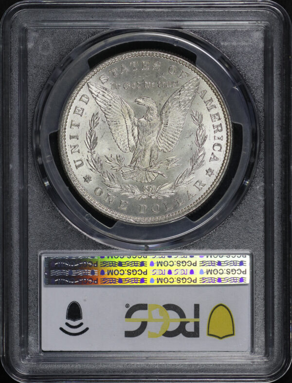 Reverse of this 1880 Morgan Dollar PCGS MS-63
