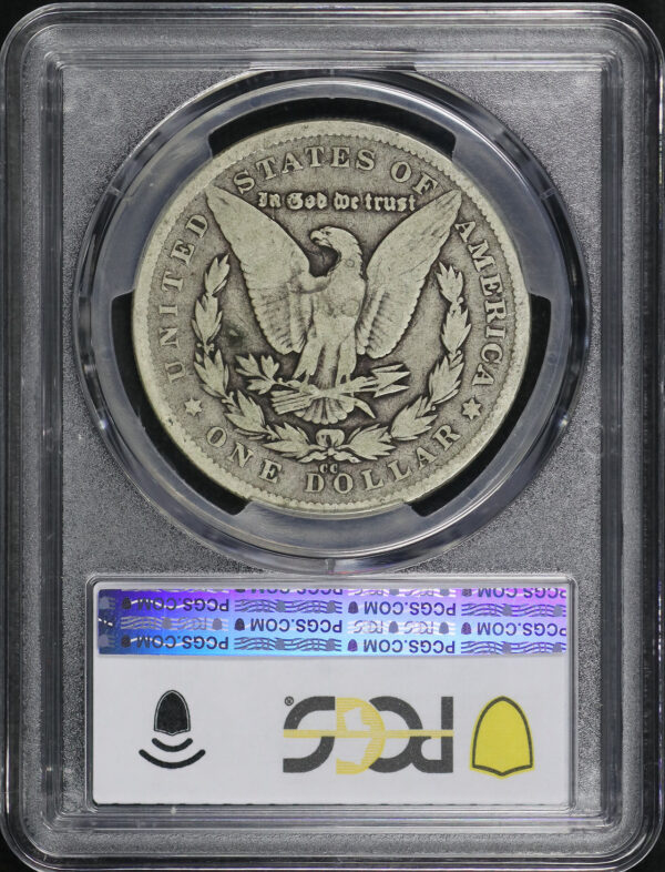 Reverse of this 1880-CC Morgan Dollar PCGS VG-08