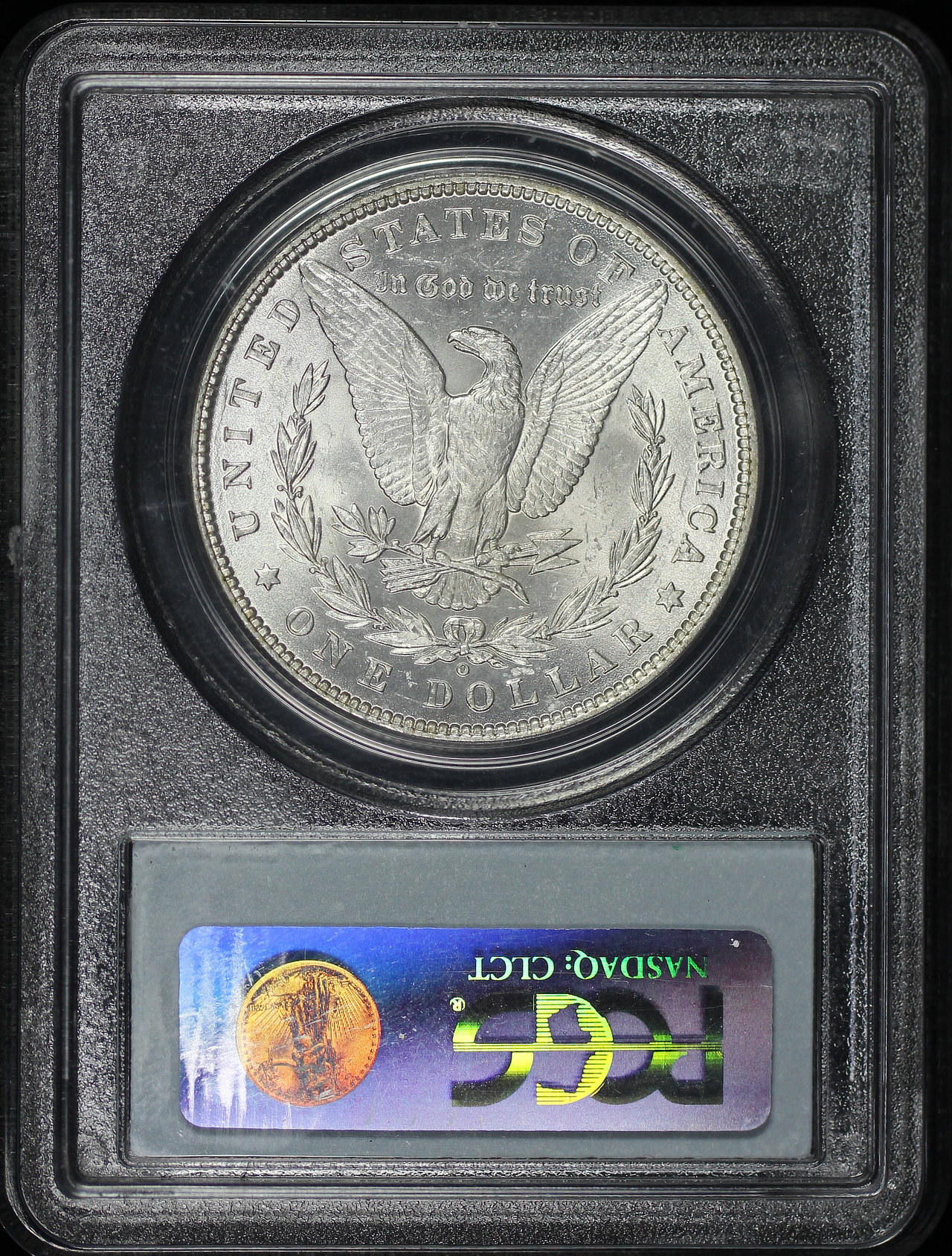 Reverse of this 1880-O Morgan Dollar PCGS MS-63