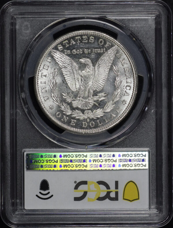 Reverse of this 1880-S Morgan Dollar PCGS MS-63