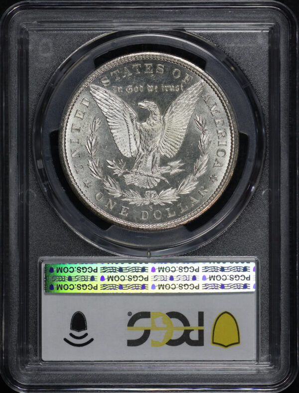 Reverse of this 1880-S Morgan Dollar PCGS MS-63